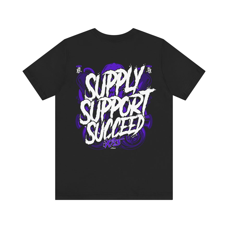 Supply, Support, Succeed KRS Unisex Jersey Short Sleeve Tee