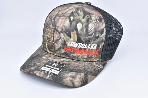 Camo Lowdoller Motorsports Snapback Hat- (Kraken favorite)