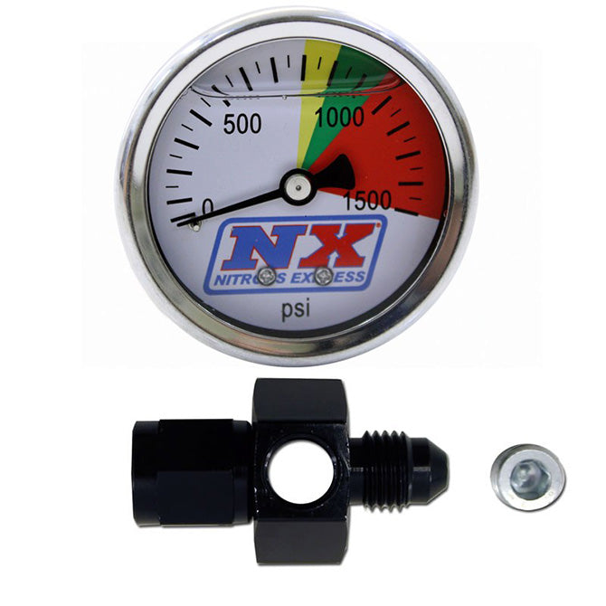 NX- Flo-Thru Pressure Gauge (0-1500 PSI) 4An